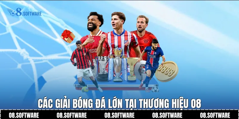 Các giải bóng đá lớn tại thương hiệu O8